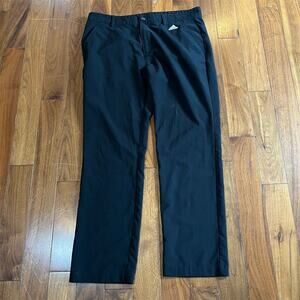 Adidas Men's Black Golf Dress Pants Size 34 Straight Leg 30 Inseam